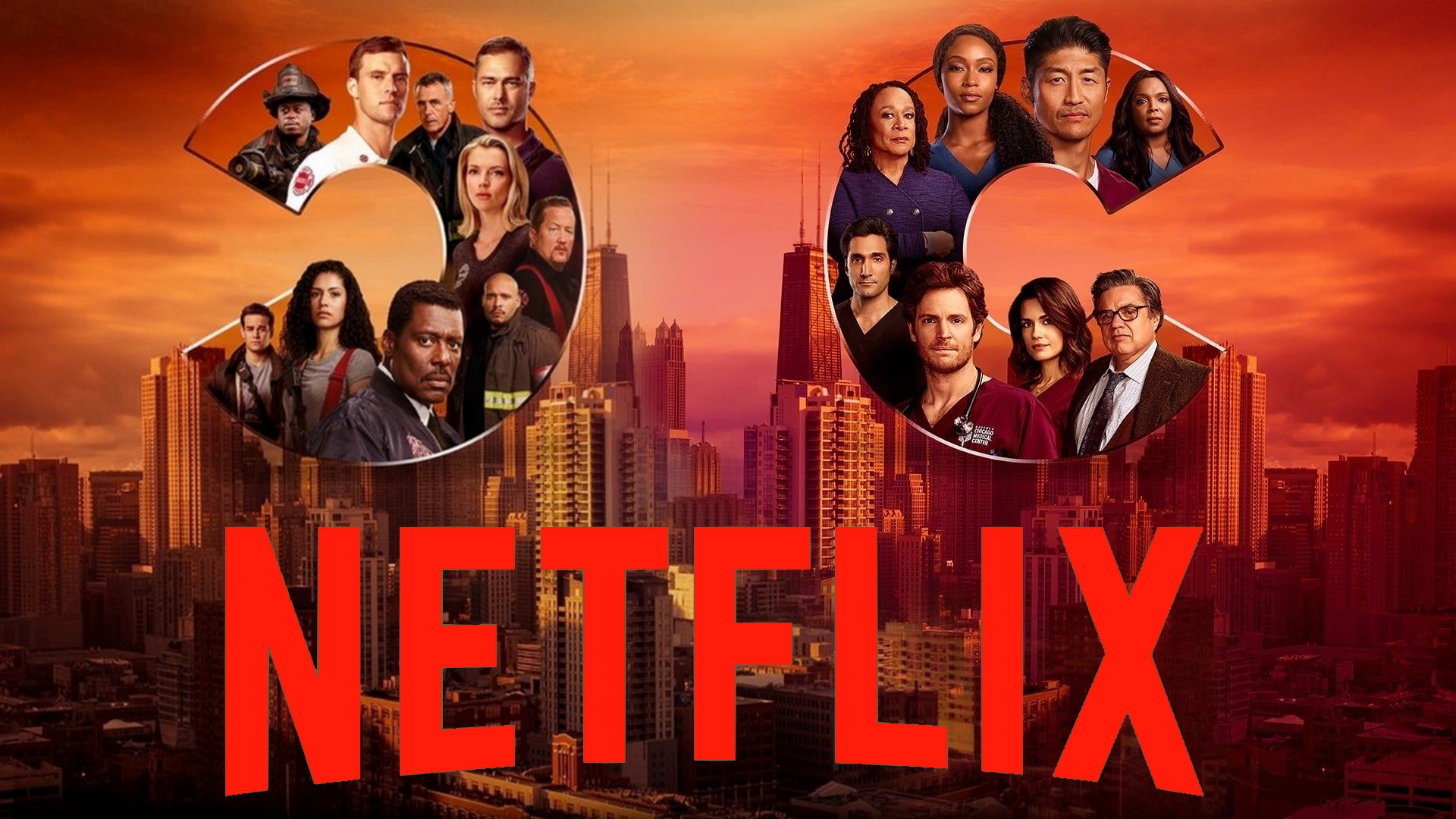 Netflix Chicago Fire and Chicago Med SoundsOfSeries